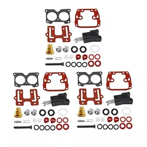 3Pcs Carb Rebuild Kit Johnson Evinrude V4 85 88 90 100 115 125 135 145 HP 435443 - Picture 1 of 10