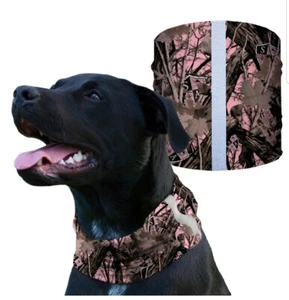 BUFANDA PAÑUELO ESCUDO ESCUDO DE PERRO BOSQUE ROSA - Imagen 1 de 1