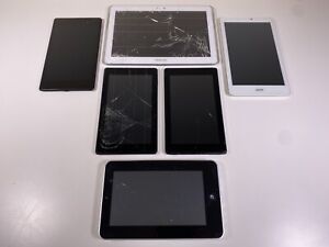 Tablets Kindle x 6 Job Lot Bundle Mixed - Spares/Repair - Damaged - Sold as Seen