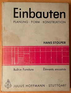 EINBAUTEN (Built-in Furniture) Hans Stolper JULIUS HOFFMANN 1960 with Diagrams - Bild 1 von 8