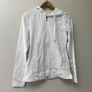 Athletic Works Womans Full Zip Hoodie S/Ch 4-6 Pockets White NWOT - Picture 1 of 5