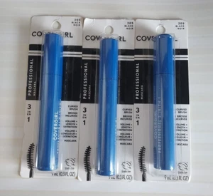 {3} Covergirl Mascara Professionale #205 Nero Marrone Antimacchia - Foto 1 di 3