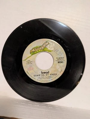 45 ~Bread: "Down On My Knees / Diary" Elektra 1972 (G+) Foto 1 de 4