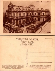 VTG Postcard - The National Library, Mexico City - Afbeelding 1 van 1