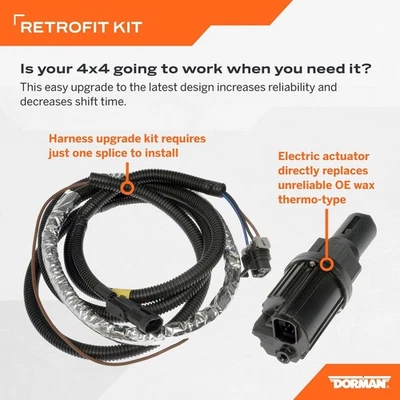 Atuador Dorman 600-490 4WD para modelos selecionados 88-96 Chevrolet GMC - Imagem 1 de 4