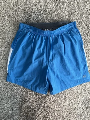 Russell Pantalones Cortos Atléticos Adulto Medio Azul Gimnasio Entrenamiento Correr Informal Hombre ****** Foto 1 de 4