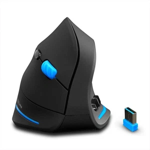 Vertical Wireless Mouse,2.4G USB Optical Ergonomic Mice with 3 Adjustable DPI... - Picture 1 of 7