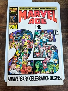 MARVEL AGE 37 ABR ¡LA REVISTA OFICIAL DE NOTICIAS MARVEL! CELEBRACIÓN DEL 25 ANIVERSARIO - Imagen 1 de 2