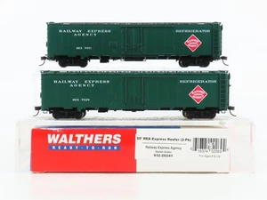 Paquete de 2 frigoríficos Walthers 932-26241 REX Railway Express Agency 50' escala HO - Imagen 1 de 21