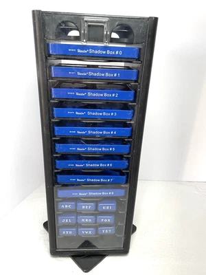 Sizzix Shadow Box Zahlen und klassische Schablone Großbuchstaben Alphabet Set - Bild 1 von 4