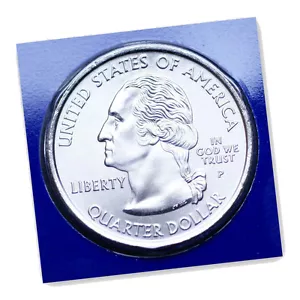 2007 P Wyoming Quarter ~ Satin Mint Strike ~ In Mint Wrapper - Picture 1 of 2