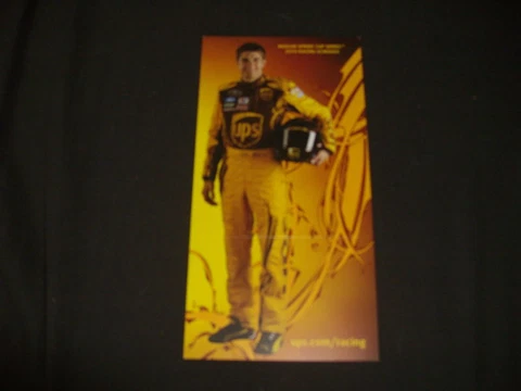 2010 DAVID RAGAN #6 UPS SPRINT SCHEDULE NASCAR POSTCARD Cover