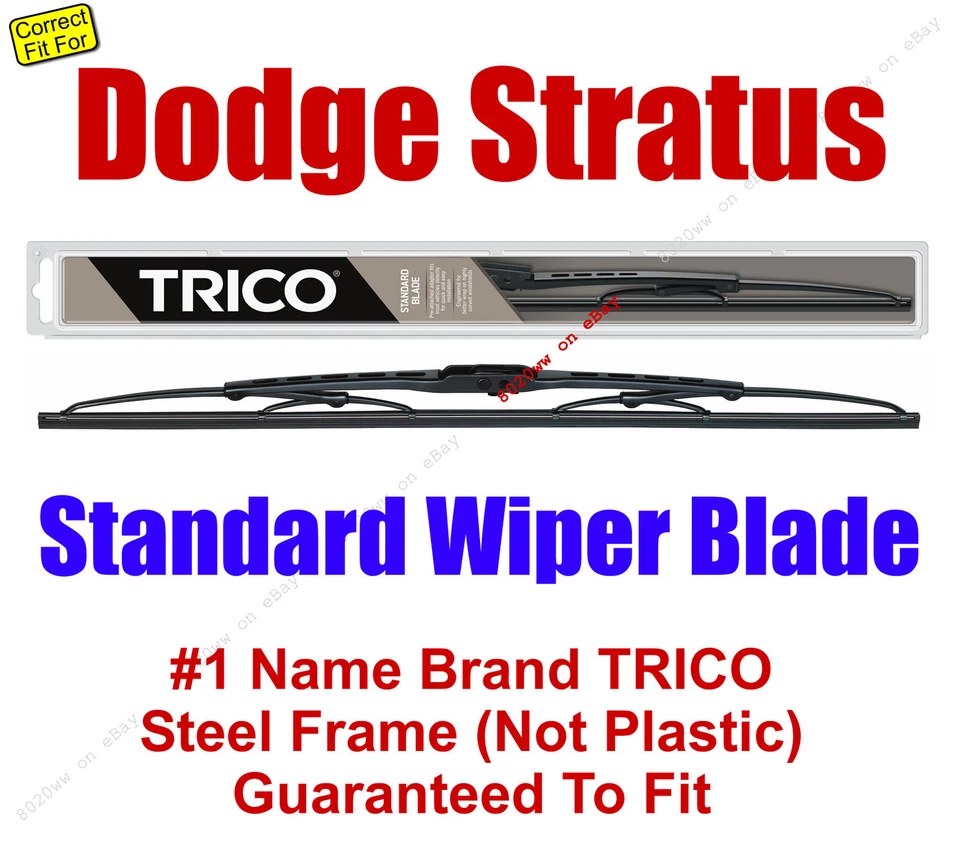 Wiper Blade Standard Grade - fits 2002-2005 Dodge Stratus Sedan (Qty 1) - 30221 - Image 1 of 1