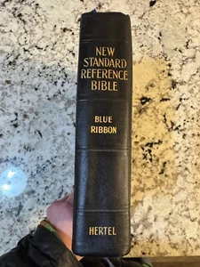 Neue Standard Referenz Bibel KJV Karte Konkordanz Vintage roter Brief Ausgabe 1955 - Bild 1 von 15
