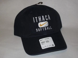 Ithaca College Bombers Softbol Nike Heritage86 Sombrero Ajustable Azul Marino ¡NUEVO! - Imagen 1 de 6