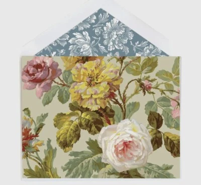 Tarjetas de notas florales plegadas Anna Griffin Francesca Foto 1 de 4