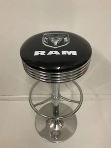 DODGE RAM PREMIUM BAR STOOL ADJUSTABLE HEIGHT - Picture 1 of 6