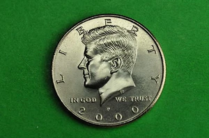 2000-P Choice BU Mint State Kennedy US Half Dollar Coin - Picture 1 of 2