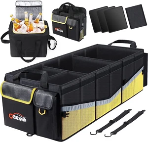 Kofferraum Organizer mit Kühltasche, großer zusammenklappbarer Auto Kofferraum Organizer für SUV w - Bild 1 von 8