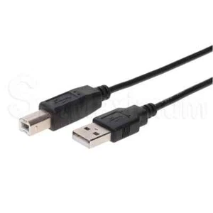 CABLE IMPRESORA USB 2.0 TIPO A MACHO a Tipo B 6 pies para EPSON HP DELL Brother - Imagen 1 de 5