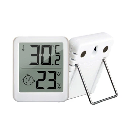 Termometro digitale igrometro temperatura magnetica misuratore umidità interno - Immagine 1 di 4
