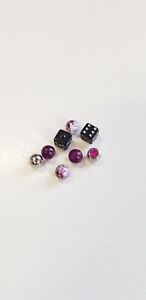 New Claire's Womens Piercing Relacement Balls Jewelry 12piece Barbell Parts Dice