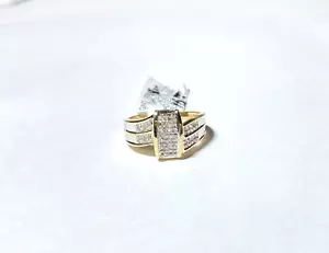 Women's 14k Yellow Gold Ring with 0.50CT Diamonds (Size 6.75) - Picture 1 of 7