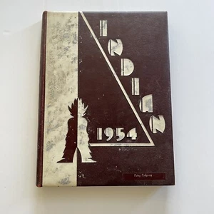 Original 1954 "Indian" Yearbook of Anderson Indiana Senior High School IN - Picture 1 of 15