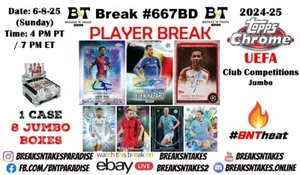 LAMINE YAMAL 2024-25 Topps Chrome UEFA CC Jumbo CASE Break #667BD - Picture 1 of 1