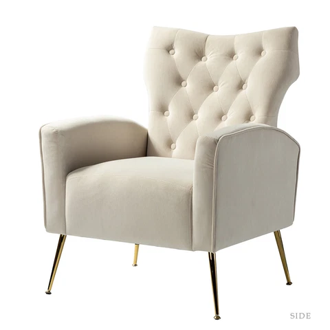 Karat Home Abadiana Accent Chair - Tan  MSRP $599.00 Cover