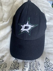 Dallas Stars Black Reebok Logo Hat Baseball Cap Star Logo NHL - Picture 1 of 4