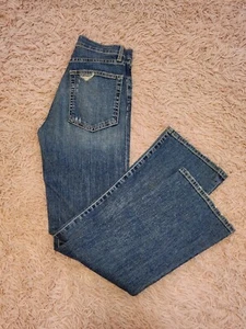 NILI LOTAN Boot Cut Jeans Classic Wash Light Distress Size 25 - Picture 1 of 11