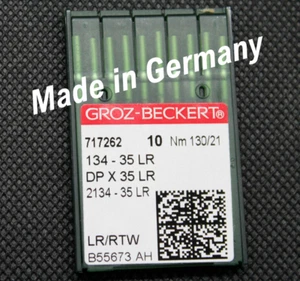 Nähmaschinennadel Ledernadeln Groz Beckert Rundkolben 134-35 LR Nadelstärke 130 - Bild 1 von 7