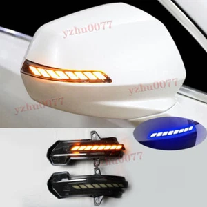 For Cadillac XT4 XT5 XT6 LED Smoke Lens Rear View Mirror Turn Signal Lights 2P - Imagen 1 de 11