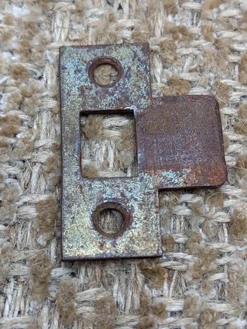 Antique Steel Strike Plate For Mortise Lock Cover