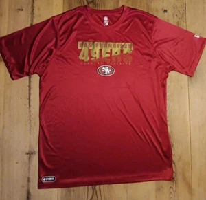 New Era NFL San Francisco 49ers Men's XL Red T-Shirt Activewear Combine Training - Picture 1 of 6