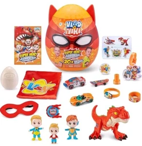 Vlad & Niki Dino Attack Superheld Überraschungsei rot 20+ Mystery Toys Ostern Spielzeug - Bild 1 von 10
