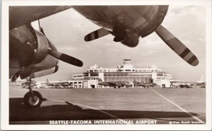 Seattle Tacoma Flughafen Seatac WA Washington 1949 unbenutzt Dudley RPPC Postkarte H29 - Bild 1 von 2