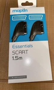 1.5m Scart to Scart VIDEO TV VCR LEAD CABLE - Picture 1 of 2