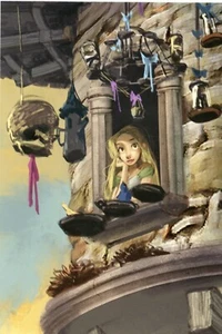 Tangled, 2010, Visuelle Entwicklung von Vitoria Ying -- POSTKARTE - Bild 1 von 2