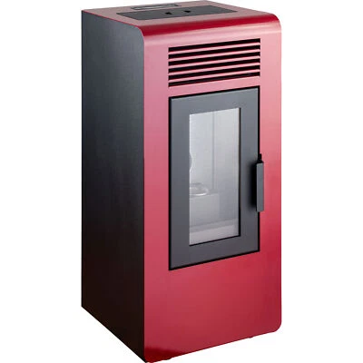 STUFA A PELLET 5,9 KW ROSSA - Immagine 1 di 2