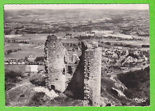 43 - BAS EN BASSET - Château de Roche Baron - Ruines du XIe s. - Vue aérienne