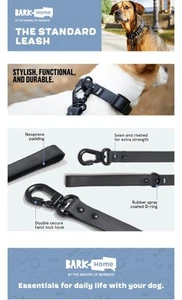 Bark Box Essentials Navy Blue Leash & Collar NEW Large - Picture 1 of 6
