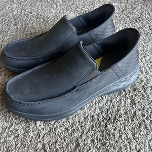 Scarpe sneakers Skechers slip-in relaxed fit Parson Oswin da uomo taglia 11 nere - Foto 1 di 8