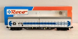 Roco 46272 HO Scale Sliding Wall VTG Ferry Wagon - Foto 1 di 2