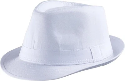 Sombrero Dress Up America Fedora - Fedora Blanco para Hombre y Mujer Foto 1 de 2
