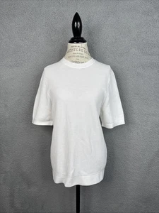 Camisa Top COS Reg Coupe Droite Tejida Manga Corta Algodón Orgánico Para Mujer’s S Nueva con Etiquetas�� - Imagen 1 de 15