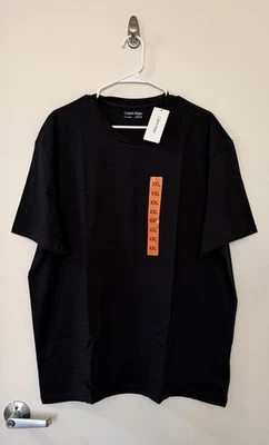 Calvin Klein Tee 100% Cotton Men’s XXL Black - Image 1 of 3