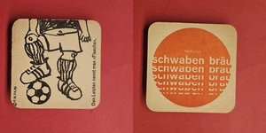 Schwabenbräu Den Letzten nennt man Flasche Brauerei Bierdeckel Bier - Picture 1 of 1