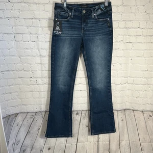 Silver Jeans Co. Jeans Damen W28 L31 Elyse Slim Boot Denim Bootcut NEU - Bild 1 von 9